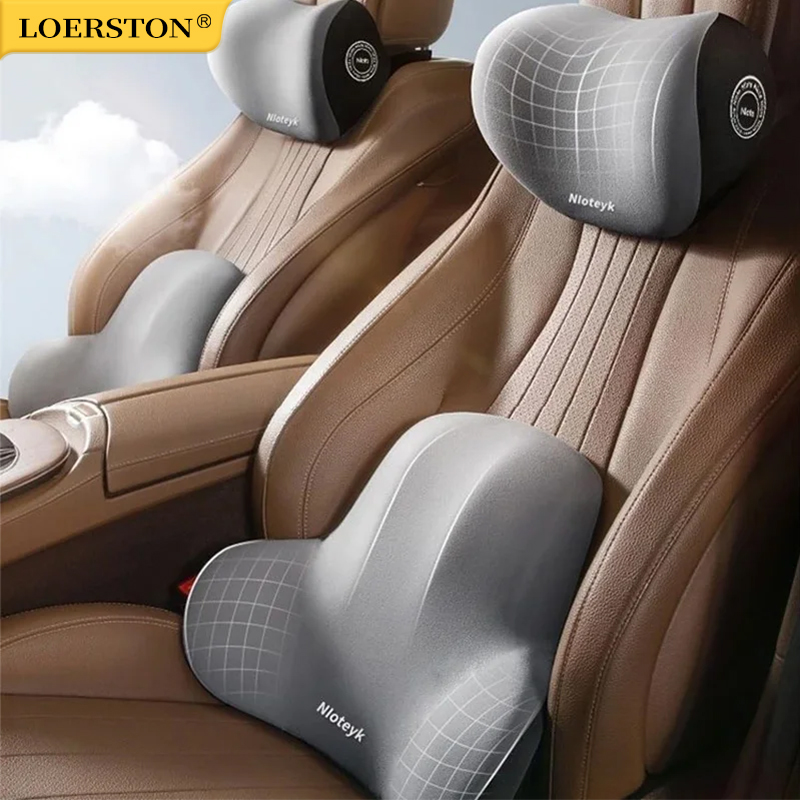 Memory Foam Car Neck Pillow Lumbar Support - 메모리 폼 자동차 목 쿠션, 자동차