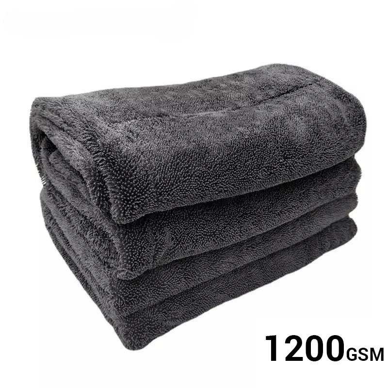 Microfiber Car Drying Towel Super Absorbent - 1200GSM 자동차 세차 타월 마이크로화이버 양면