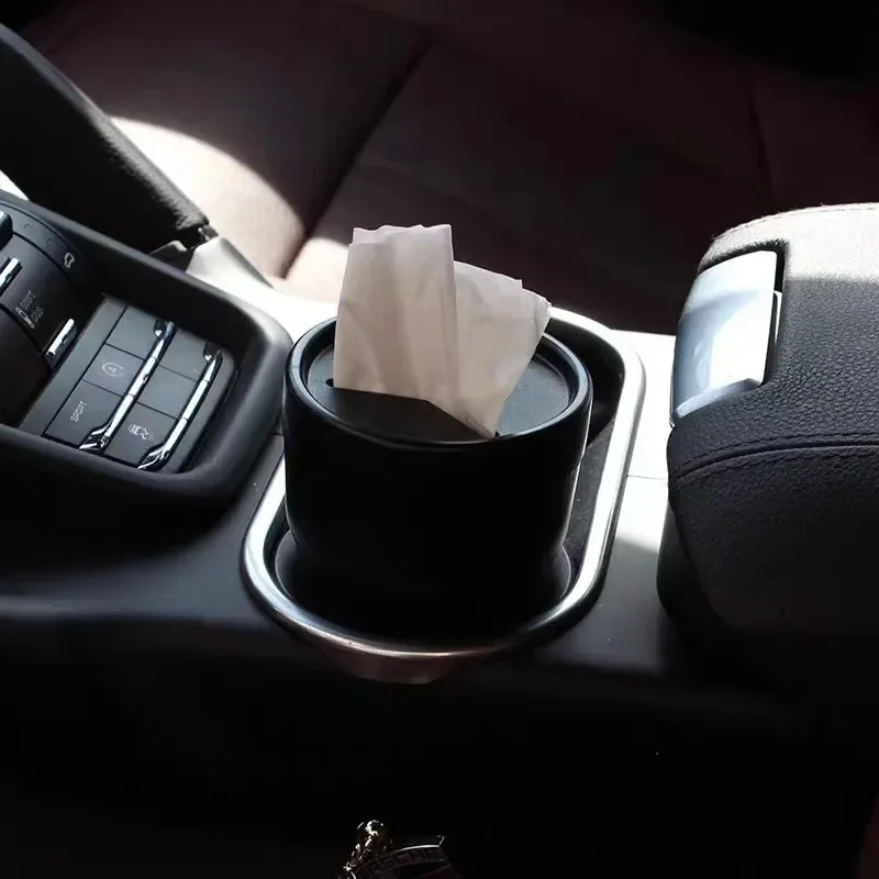 뚜껑이 있는 미니형 차량용 쓰레기통 2개 세트, 누수  - Waterproof Car Trash Can With Lid 리뷰 및 가격