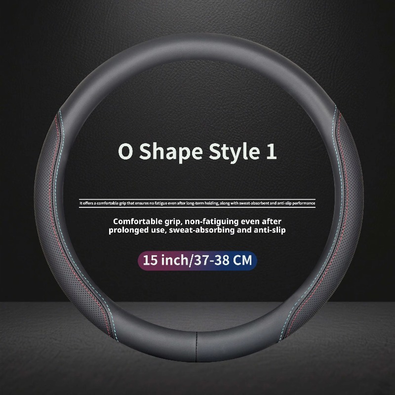 나파 가죽 범용 스티어링 휠 커버, 37~38cm, 사 - Car Steering Wheel Cover Anti Slip Breathable 리뷰 및 가격