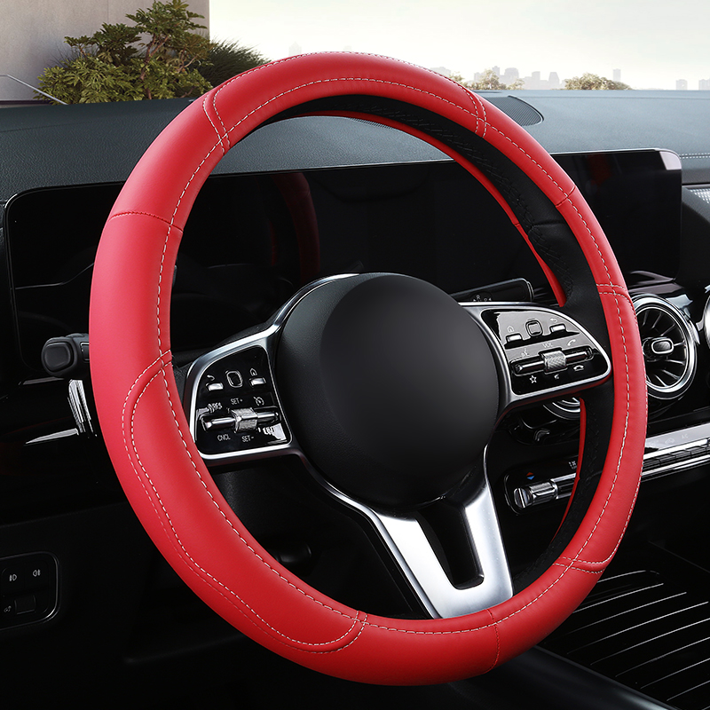 자동차 미끄럼 방지 가죽 스티어링 휠 커버 범용 자동차 - Car Steering Wheel Cover Anti Slip Breathable 리뷰 및 가격