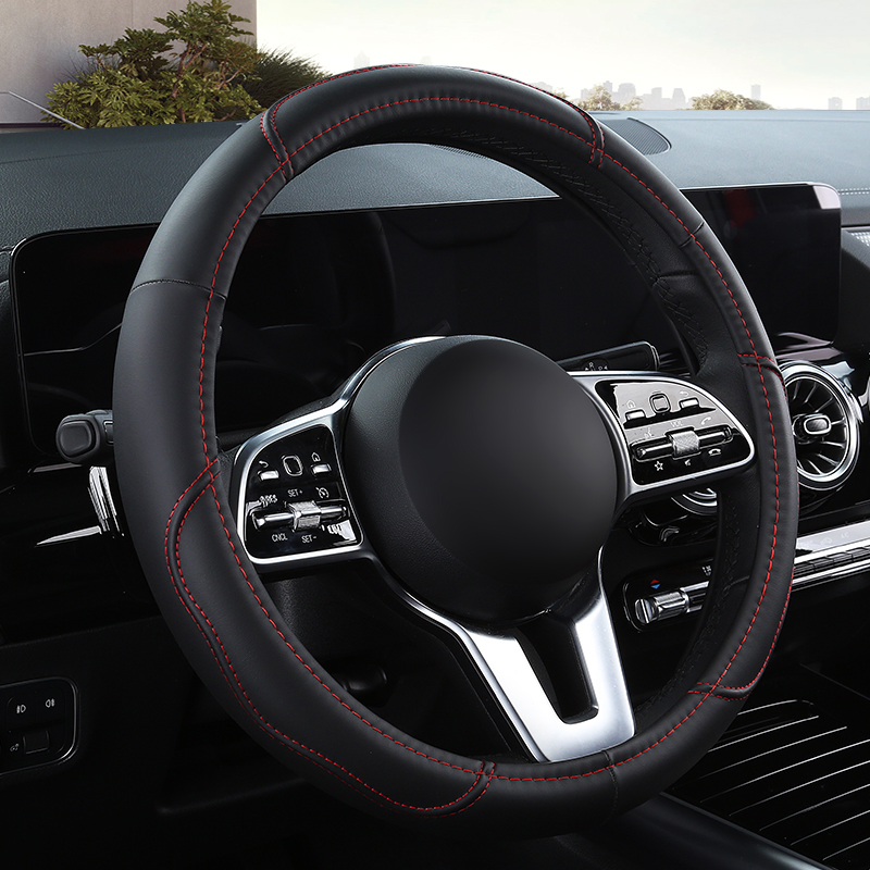 자동차 미끄럼 방지 가죽 스티어링 휠 커버 범용 자동차 - Car Steering Wheel Cover Anti Slip Breathable 리뷰 및 가격
